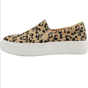 Soda Women's Slip On Platform Fashion Cushion Foam Sneakers Hi (Light Camo)